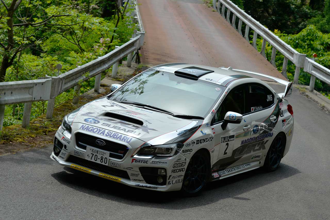 勝田範彦／石田裕一（スバルWRX STI）