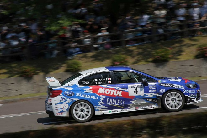 新井敏弘／田中直哉（スバルWRX STI）