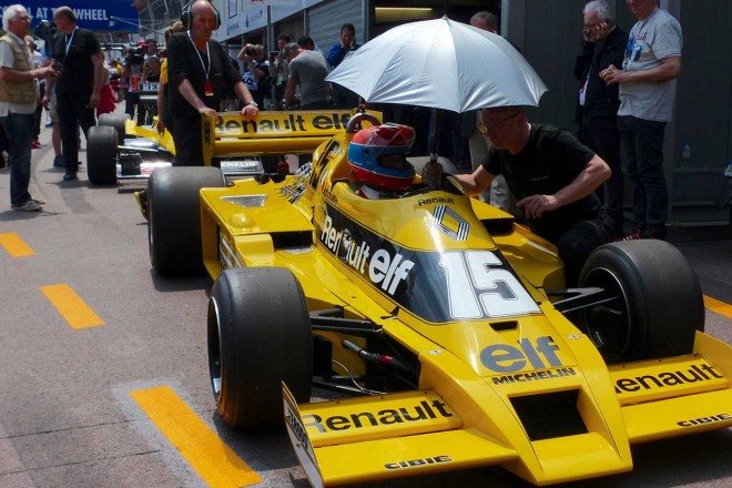 ルノー・RS01に乗るジャン＝ピエール・ジャブイーユ