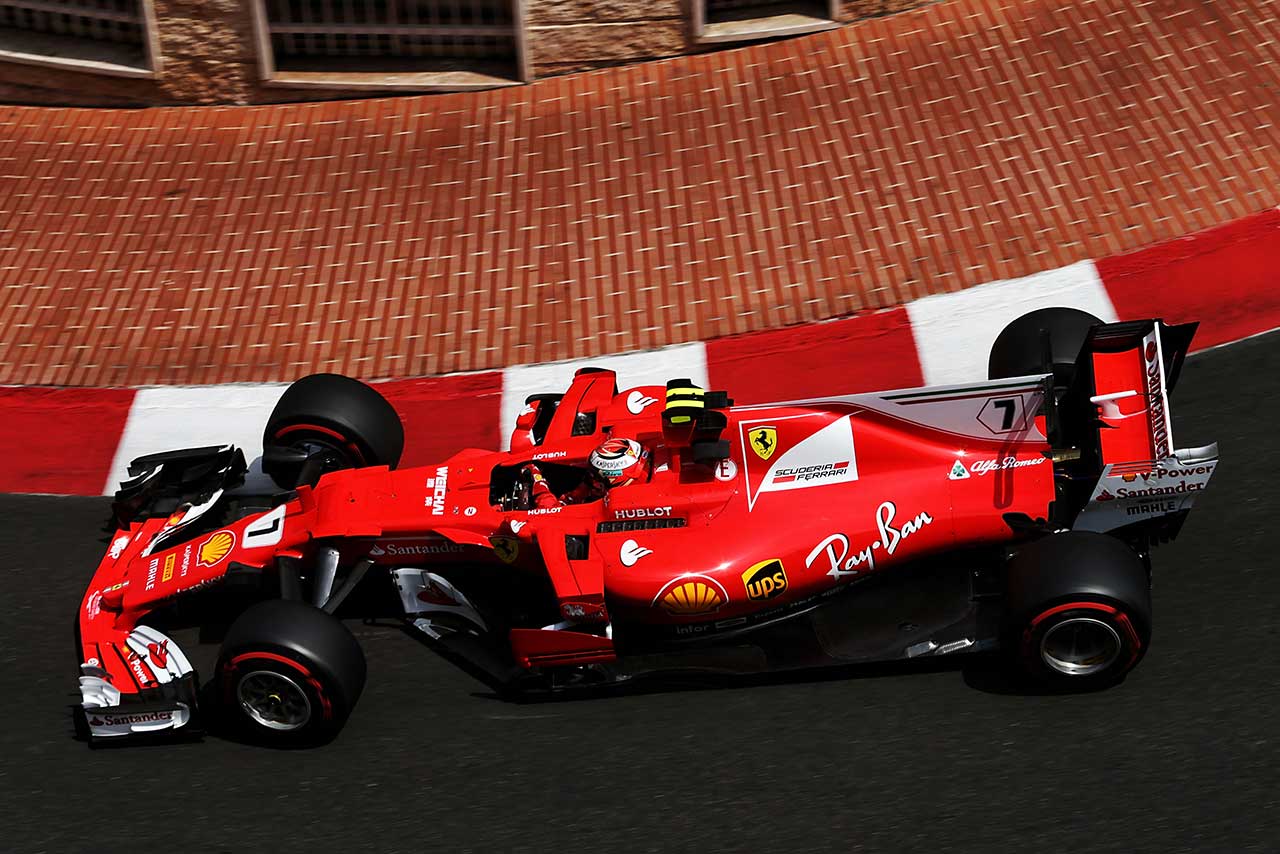 フリー走行3回目で2番手のライコネン