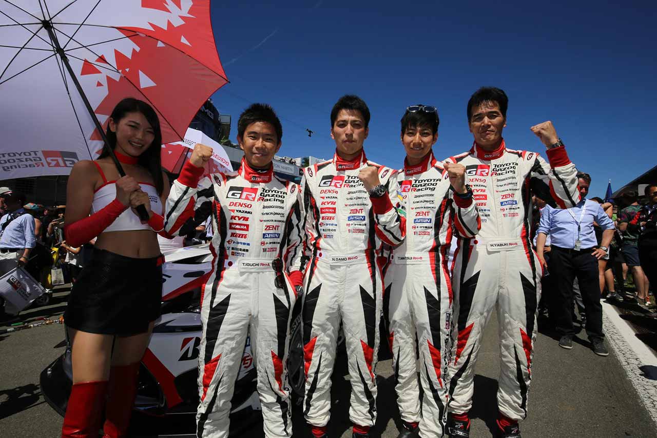 170号車レクサスRCのドライバーたち