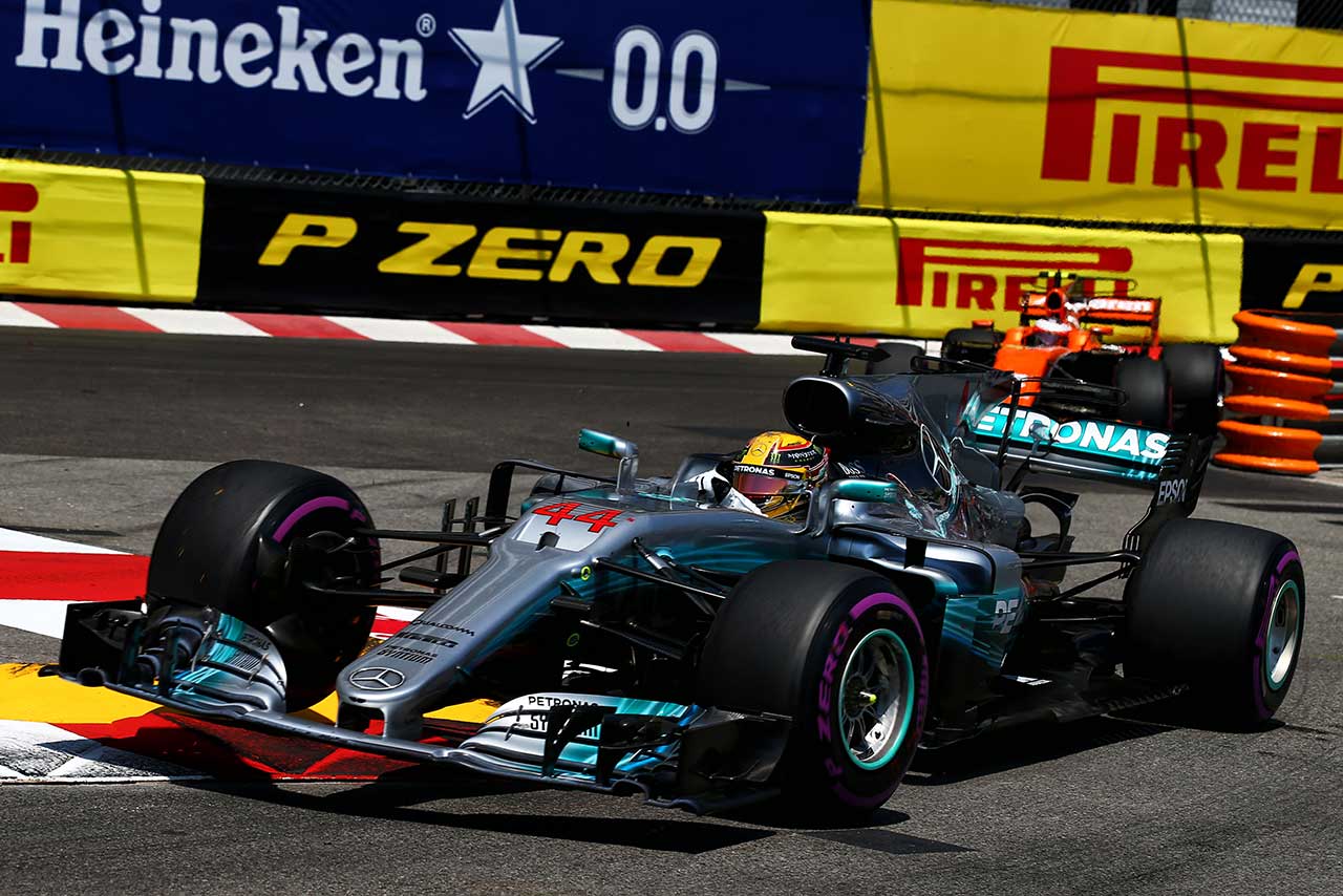 7位に沈んだハミルトン