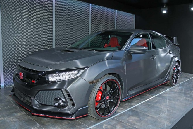 新型シビック・タイプRのプロトタイプ