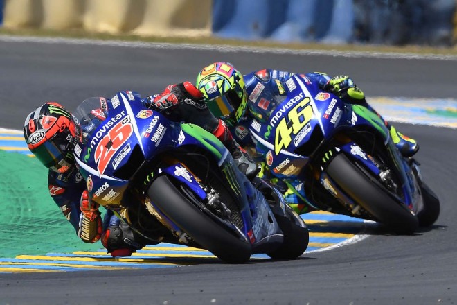 フランスGPでのバレンティーノ・ロッシとマーベリック・ビニャーレスのバトル