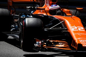 モナコGPでマクラーレン・ホンダをドライブしたジェンソン・バトン