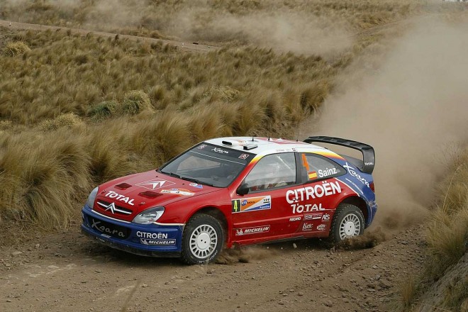 サインツがドライブしたシトロエン・クサラWRC