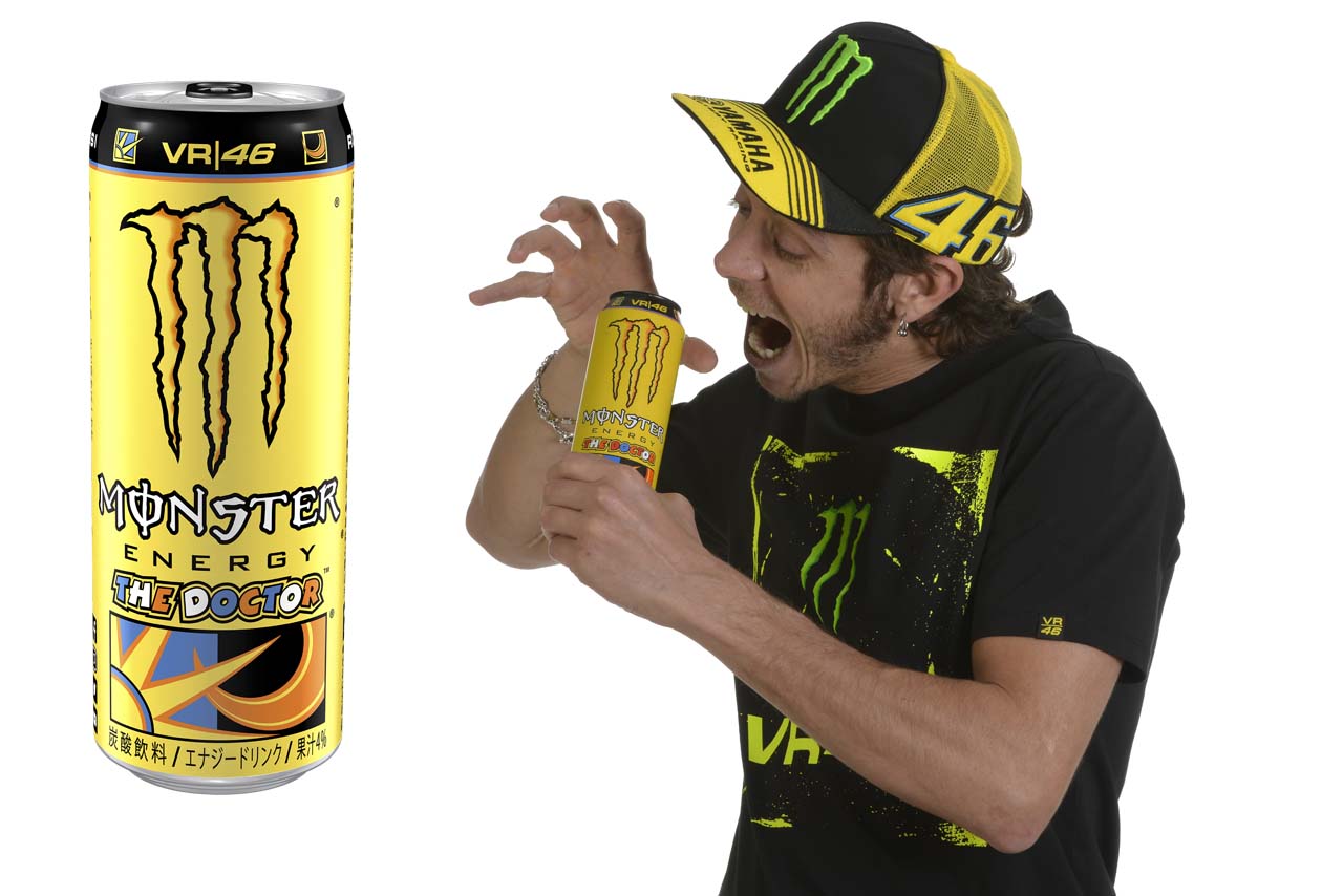 MotoGP：ロッシとモンスターエナジーがコラボ。『モンスター