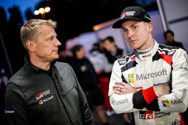 3台目のトヨタ・ヤリスWRCをドライブするエサペッカ・ラッピ