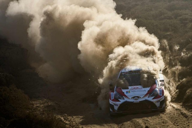 4位となったエサペッカ・ラッピ（トヨタ・ヤリスWRC）