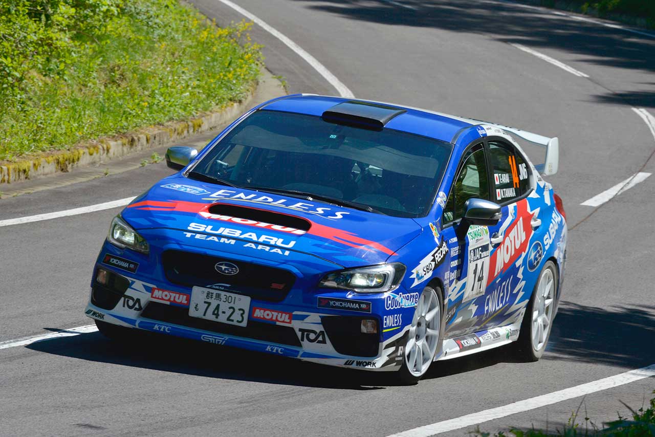 新井敏弘／田中直哉（スバルWRX STI）