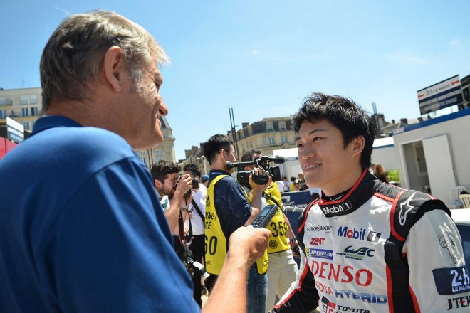 ル・マンデビューを果たす国本雄資