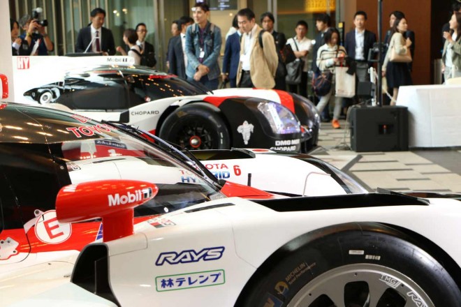 トヨタTS050ハイブリッドとポルシェ919ハイブリッド