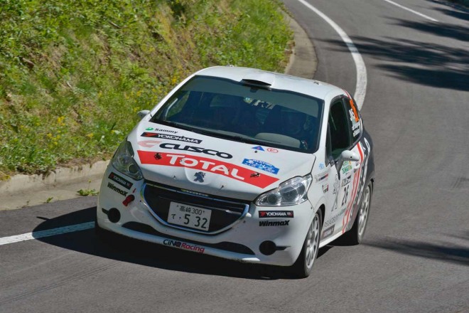 柳澤宏至・中原祥雅組のプジョー208 R2