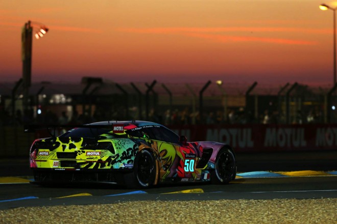 LM-GTEアマクラスのポールを獲得したラルブル・コンペティションの50号車シボレー・コルベットC7.R