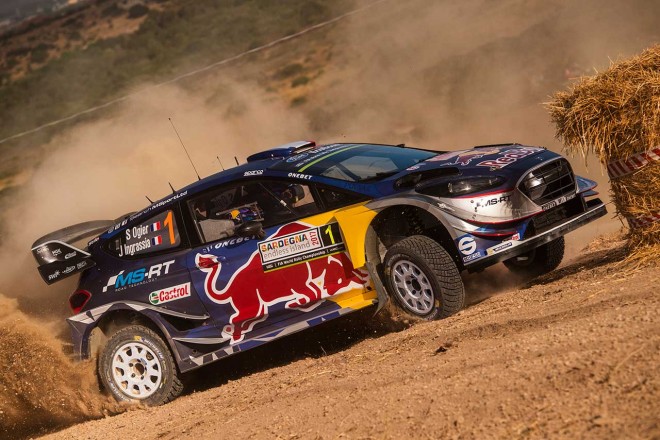 オジエが走らせるフォード・フィエスタWRC