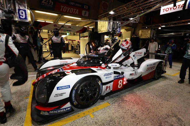 8号車トヨタTS050ハイブリッドは中嶋一貴がベストタイムをマークし2番手スタート