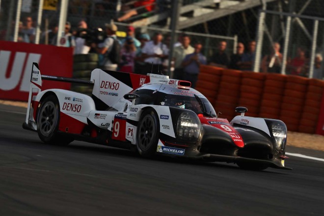 5番グリッドからスタートを迎える9号車トヨタTS050ハイブリッド