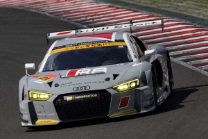 1日目でGT300総合2番手となったHitotsuyama Audi R8 LMS