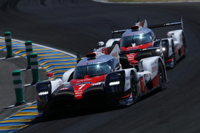 7号車トヨタTS050ハイブリッドは約10時間にわたってレースをリードした