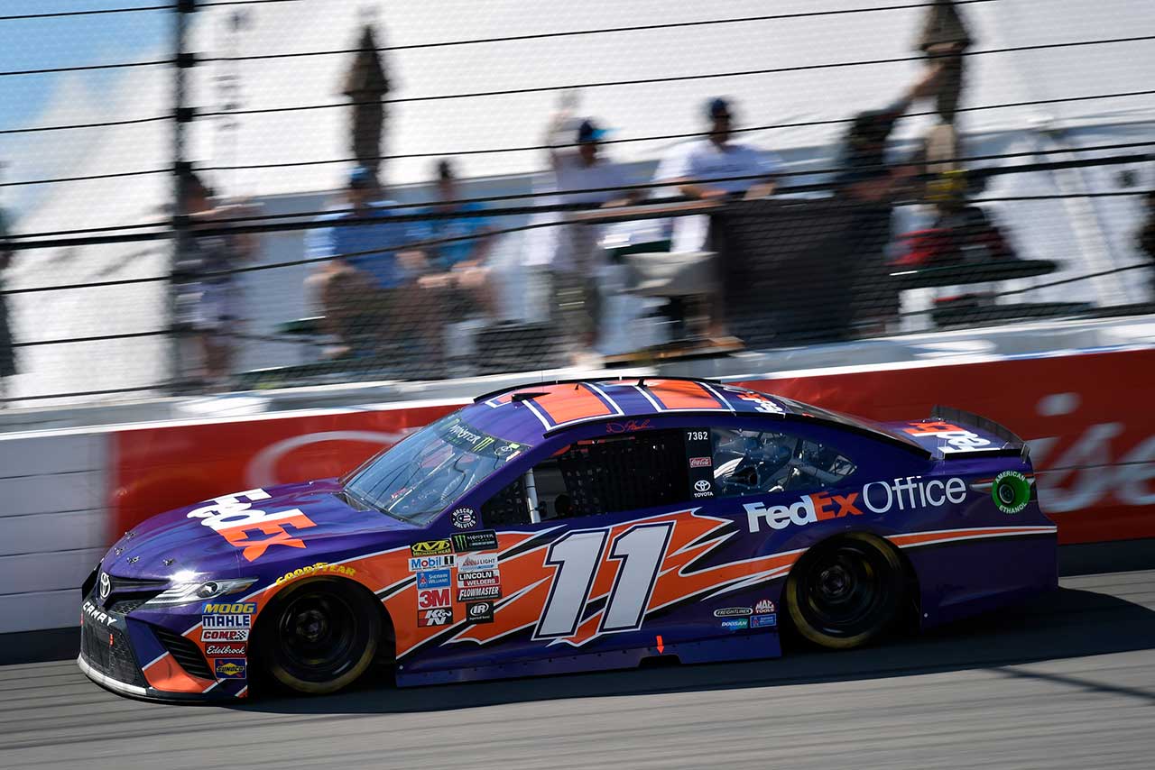 NASCAR第15戦ミシガン トヨタ勢最上位を獲得したデニー・ハムリン（トヨタ・カムリ）
