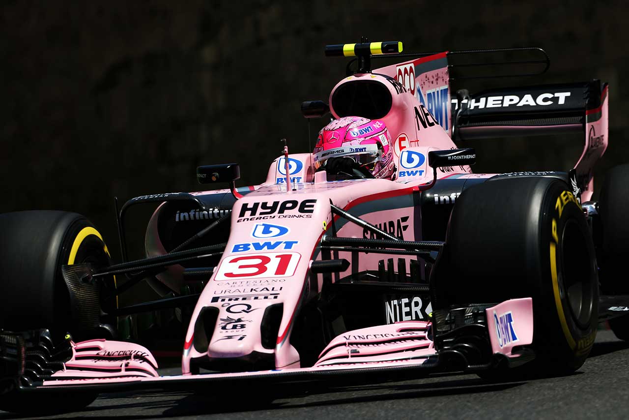 エステバン・オコン（F1アゼルバイジャンGP フリー走行）