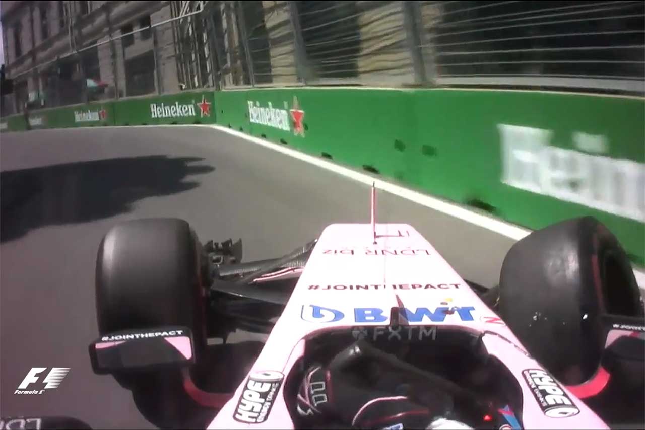 F1アゼルバイジャンGPフリー走行1回目ハイライト