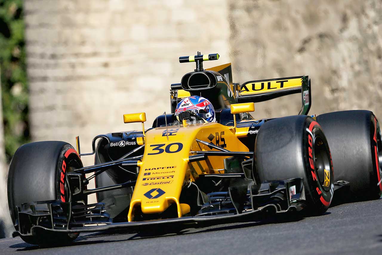 FP3開始直後にマシンが炎上したジョリオン・パーマー