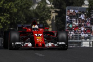 2017年F1第8戦アゼルバイジャンGP セバスチャン・ベッテル(フェラーリ)