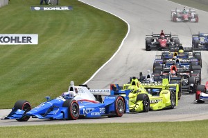 今季初勝利を飾ったスコット・ディクソン