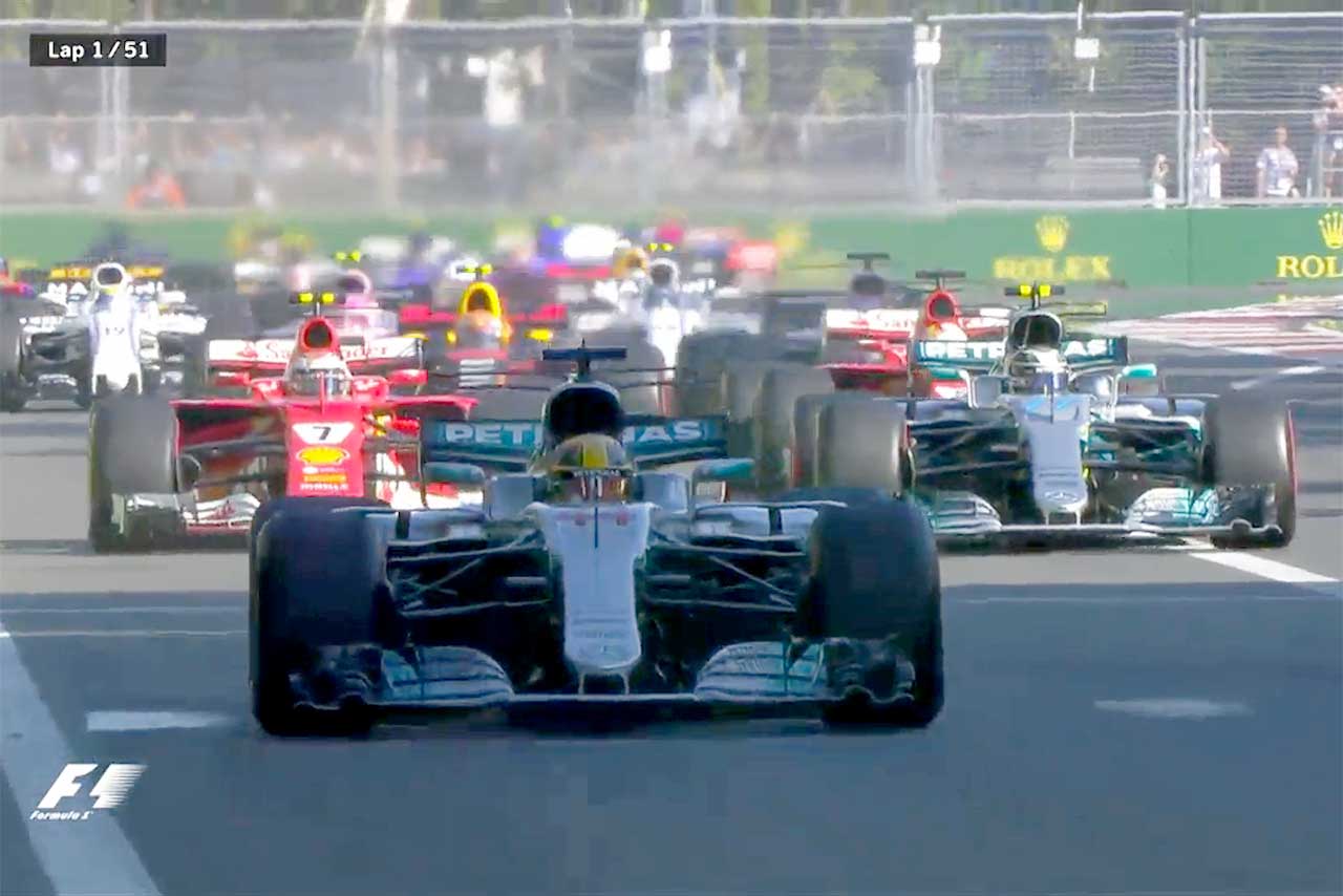 アゼルバイジャンGP決勝ハイライト