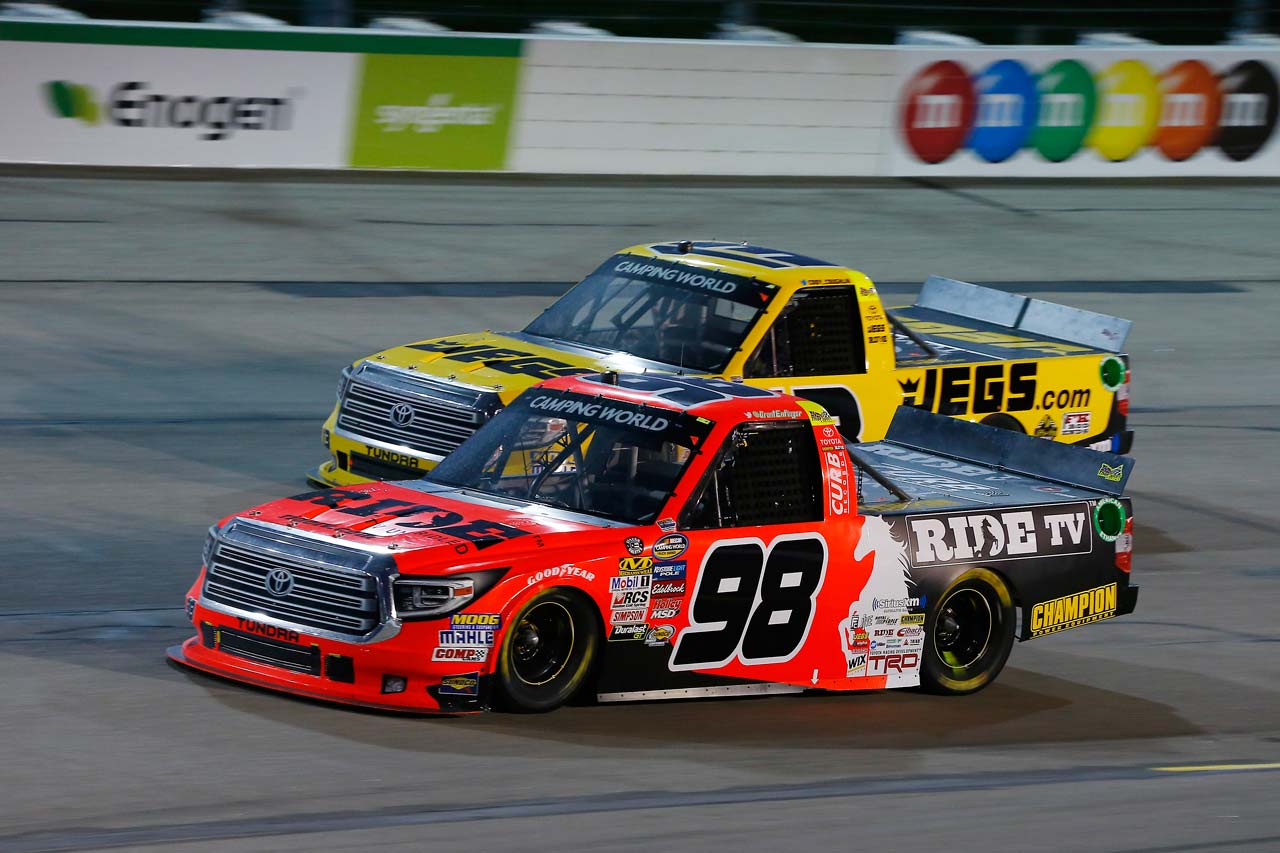 4位でフィニッシュしたグラント・エンフィンジャー（＃98）