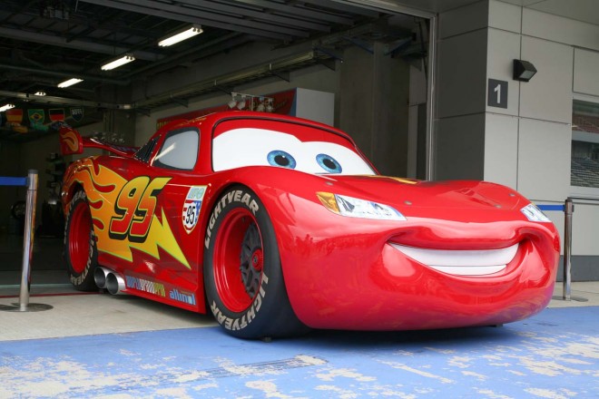 2011年のスーパー耐久富士戦に登場したライトニング・マックィーン