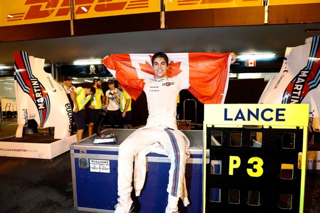 F1参戦8戦目で初表彰台のストロール