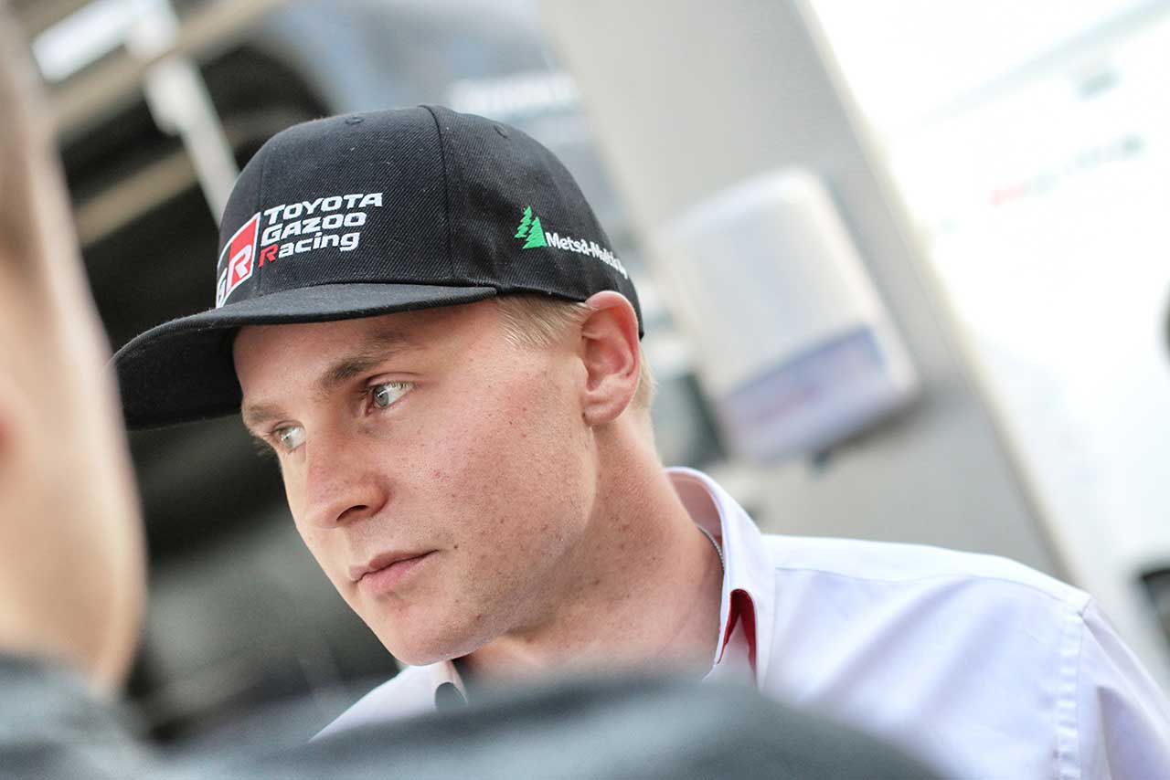 エンジンに不調を抱えながらの走行となったエサペッカ・ラッピ（トヨタ・ヤリスWRC）