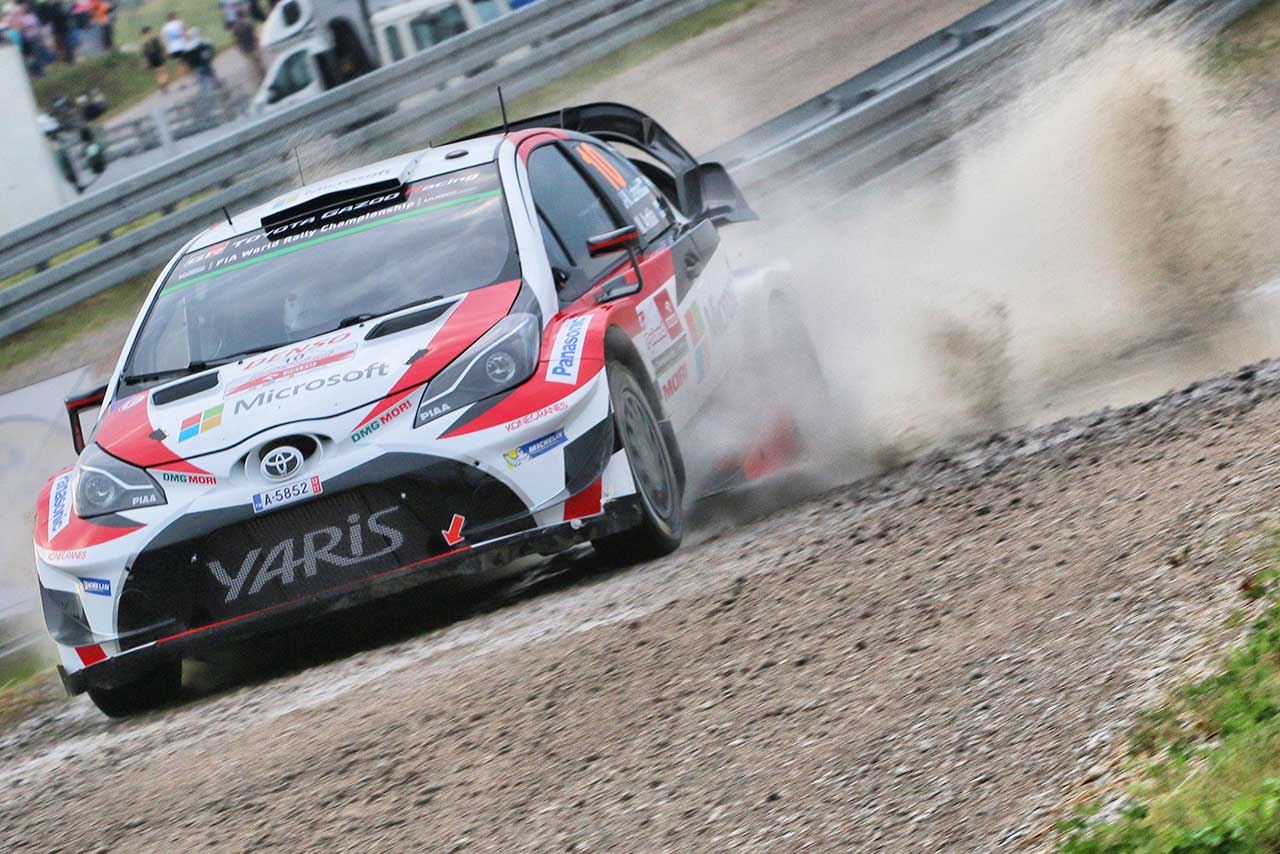 トヨタ勢最上位につけたヤリ-マティ・ラトバラ（トヨタ・ヤリスWRC）