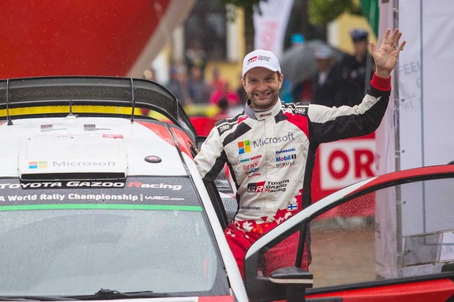 総合10位を獲得したユホ・ハンニネン（トヨタ・ヤリスWRC）