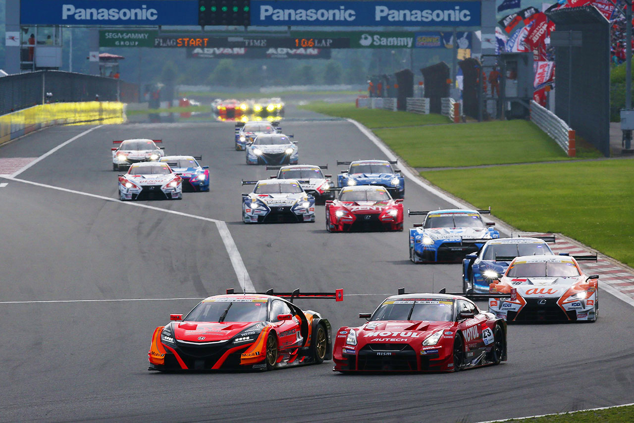 スーパーGT第5戦富士 GT500決勝スタート