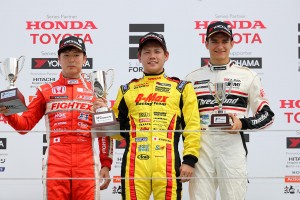 全日本F3第12戦の表彰台