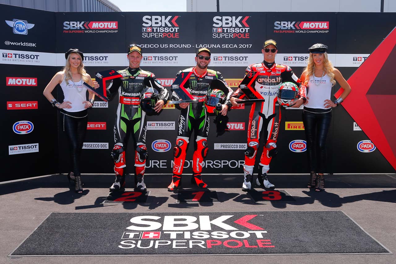 SBK第8戦スーパーポールトップ3