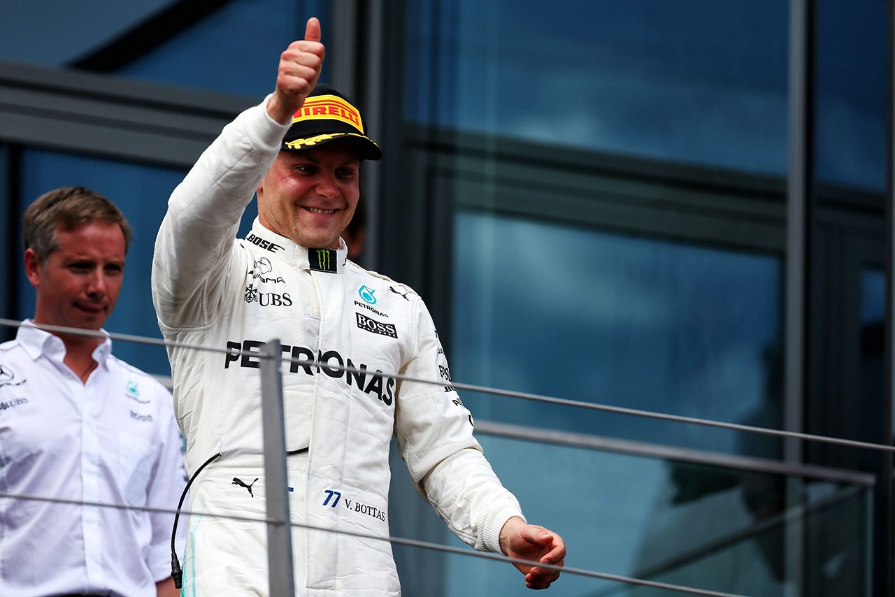F1オーストリアGPで優勝を飾ったバルテリ・ボッタス