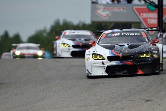 ワン・ツー・フィニッシュを達成したBMWチームRLLの25号車、24号車BMW M6 GTLM