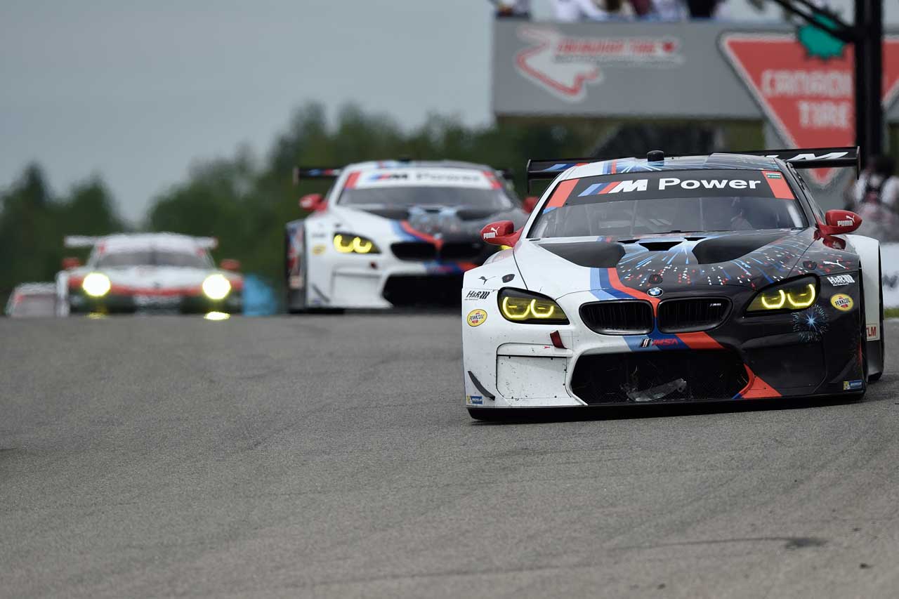 ワン・ツー・フィニッシュを達成したBMWチームRLLの25号車、24号車BMW M6 GTLM