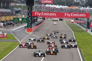 2016年F1日本GP決勝レーススタート