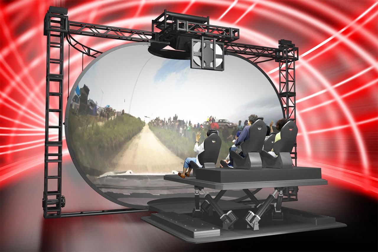 WRCの迫力を疑似体験できる『世界ラリー 体感アトラクション 疾走＆大ジャンプ！　ラリーカーVRブース』