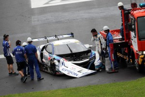 クラッシュを喫したEpson Modulo NSX-GT