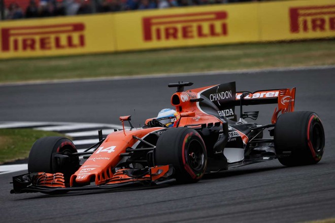 予選Q1でトップタイムをマークしたアロンソ