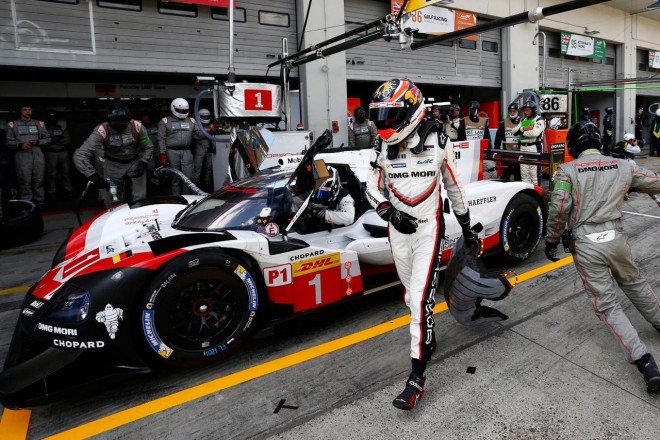 唯一の1分37秒台を記録するも3番手となった1号車ポルシェ919ハイブリッド