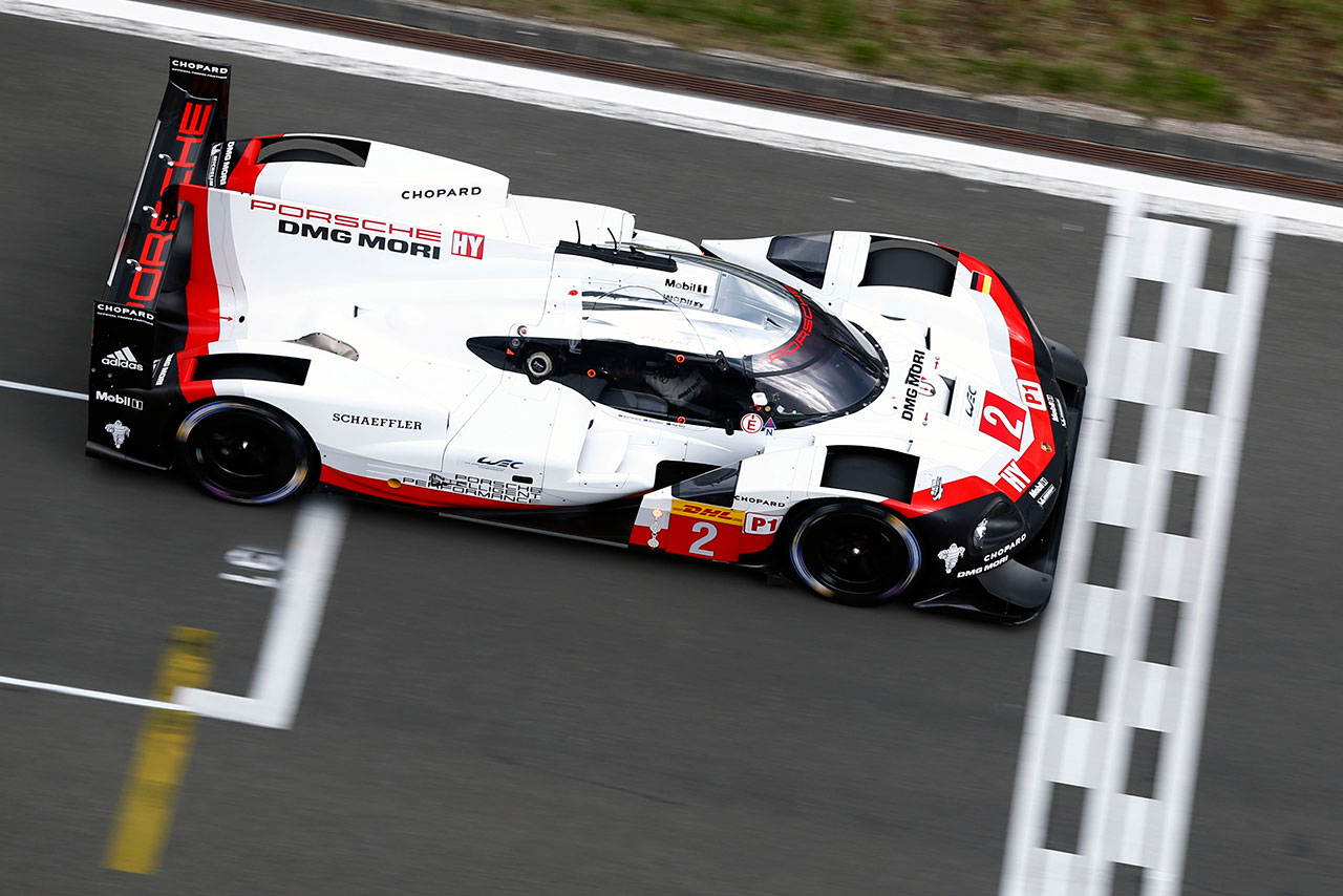 2号車ポルシェ919ハイブリッド（ティモ・ベルンハルト／アール・バンバー／ブレンドン・ハートレー）