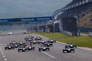 2017スーパーフォーミュラ第3戦富士 スタートシーン