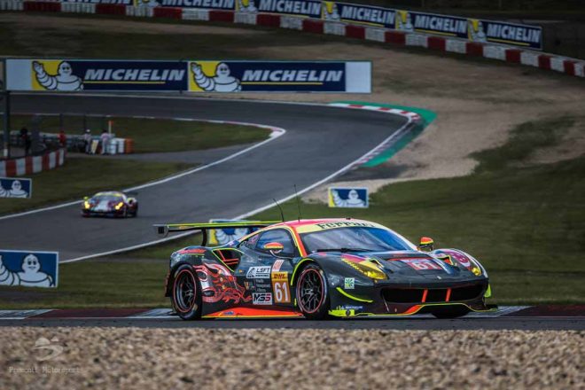 クリアウォーター・レーシングの61号車フェラーリ488 GTE